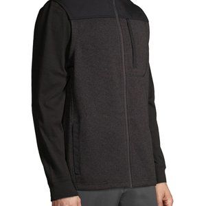 George Men's and Big Men's Fleece Sweater Vest Black
